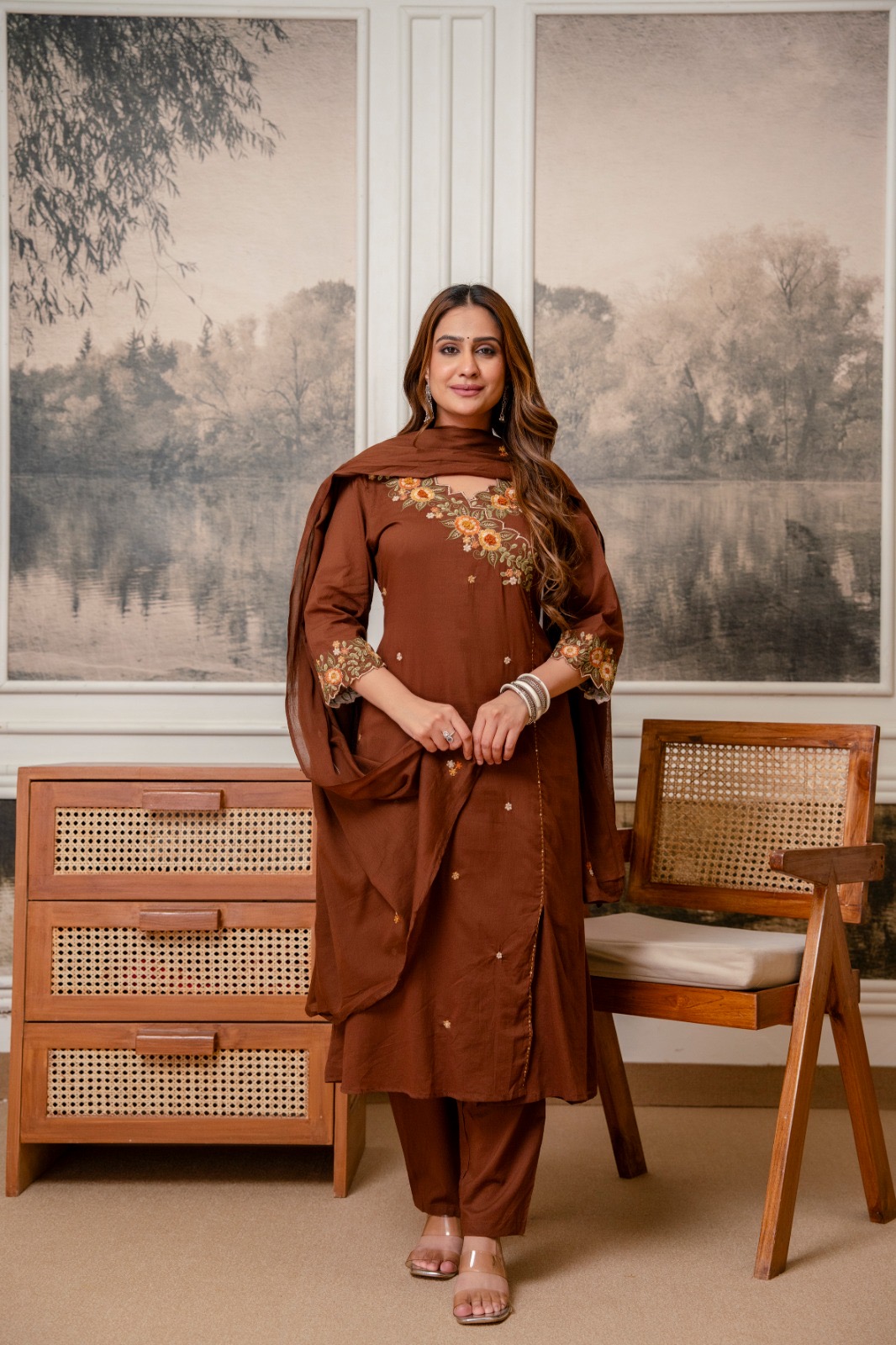 Maya Printed Kurti Set